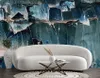 Vlies fototapete Glas blau abstrakt 150x105 cm Feeby Blau Produktbild-Vorschau 2