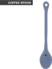 6er Set Kaffeelöffel Iris Blue matt blau L. 13,5cm mit Herz Produktbild-Vorschau 2