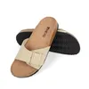 Pantoletten Damen Bequeme Hausschuhe Kork Sandalen mit Produktbild-Vorschau 1