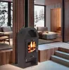 Kaminofen 9kW Holzofen Kachelofen Heizofen Ofen Kamin A+ Produktbild-Vorschau 1