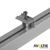4x ALU Endklemme silber Easy-Click-System 30-45mm Solar PV Produktbild-Vorschau 4