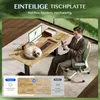 Plateau de bureau FLEXISPOT, 140x80 cm, en bois massif de Voir les images du produit 3