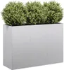 vidaXL Bac à plantes 120x40x80 cm acier galvanisé Voir les images du produit 2