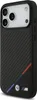 A black iPhone case with BMW branding and racing stripes. Náhľad obrázku produktu