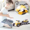Malplay veicoli set gioco 2 quad con rimorchio 2 auto luce Anteprima dell’immagine prodotto 5