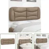 The Living Store Kopfteil-Kissen Cappuccino-Braun 140 cm Produktbild-Vorschau 1