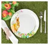 6x Velikonoční talíř Ø27cm porcelánový talíř 6 osob velký Náhled obrázku produktu 2