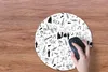 MuchoWow® Mauspad Mousepad Musik - Muster - Schwarz und Produktbild-Vorschau 3