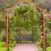 Arche en bois en forme de rose Relaxdays, arche de jardin Voir les images du produit 5