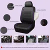 9-teiliges Auto Sitzbezug Set Universal Kunstleder Schwarz Produktbild-Vorschau 4