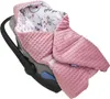 JUKKI® Baby EINSCHLAGDECKE 90x90 cm MINKY mit Kapuze Produktbild-Vorschau 1