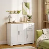 Credenza Moderna Buffet 100x40x78 cm con 2 Cassetti e 2 Anteprima dell’immagine prodotto 2