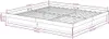 vidaXL Letto in legno massiccio bianco 200x200 cm Anteprima dell’immagine prodotto 8