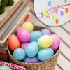 com-four® 24x Füllei - bunte Plastikeier zum Befüllen und Produktbild-Vorschau 3