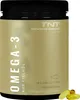 A product shot of a bottle of Omega-3 fish oil capsules. Produktbild-Vorschau