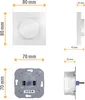 SSC-LUXon LUNORIS Universal Drehdimmer Unterputz 5-250W LED Produktbild-Vorschau 7