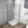 76(Falttür)x76(Drehtür)x185cm Nano ESG Drehtür Falttür Produktbild-Vorschau 6