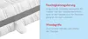 A close-up image of a mattress with text describing its features. Produktbild-Vorschau