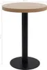 vidaXL Bistro stůl světle hnědý 60 cm MDF Náhled obrázku produktu 4