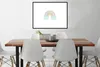 MuchoWow® Gerahmtes Poster Regenbogen - Sterne - Punkte - Produktbild-Vorschau 3