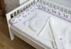 400 cm Nestchenschlange BRAUN BLUMENWIESE  Baumwolle Produktbild-Vorschau 2