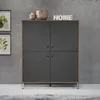 trendteam Montez Highboard Eiche Nachbildung/Graphit, B/H/T Produktbild-Vorschau 6