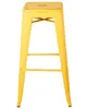 BELIANI Lot de 2 tabourets de bar en métal jaune or 76 cm Voir les images du produit 5