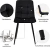 UnboxG Set de 4 chaises de salle à manger avec dossier, Voir les images du produit 8