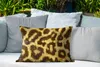 MuchoWow® Outdoor Kissen - Nahaufnahme von Leopardenmustern Produktbild-Vorschau 4