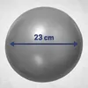 A gray pilates ball with a measurement indicator. Produktbild-Vorschau