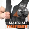 DH FitLife Giubbotto Zavorrato Regolabile 10 kg per Anteprima dell’immagine prodotto 4