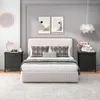 A bedroom scene featuring a nightstand. Anteprima dell’immagine prodotto