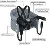 Kinder Tischsitz 30x24x31cm Klappbar Stuhlsitz mit Produktbild-Vorschau 9