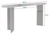 CALICOSY - Console avec deux pieds L150 cm - SIRA Voir les images du produit 5