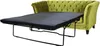 Chesterfield Schlafsofa 2 Sitzer Sofa Bettfunktion Couch Produktbild-Vorschau 2