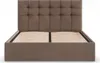 Polsterbett 140x200 cm mit Lattenrost, Doppelbett mit Produktbild-Vorschau 5