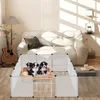 ROSEJANE, enclos pour petits animaux, dimensions 125 x 63 x Voir les images du produit 9
