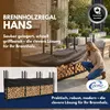 Coemo Brennholz Regal Hans Kaminholzregal mit Abdeckplane Produktbild-Vorschau 2