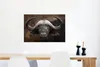 MuchoWow® Poster Porträt eines Büffels 90x60 cm - Produktbild-Vorschau 5