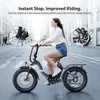 Touroll S2 E-Bike 20" Fatbike, 250W/650W, 150km Reichweite, Produktbild-Vorschau 13