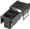 VS ENVI Space Abfalltrennsystem KB 400 mm 2 x 10 Liter Lava Produktbild-Vorschau 1