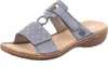Rieker Damen Pantolette mit Klettverschluss und T-Riemen Produktbild-Vorschau 11
