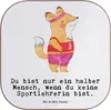 Mr. & Mrs. Panda Untersetzer für Gläser Sportlehrerin Herz Produktbild-Vorschau 1