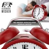 BEARWARE Wecker analog rund mit Licht, Retro, lauter Produktbild-Vorschau 5