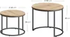 Couchtisch 2er Set Rund Beistelltisch Loft Design 2 in 1 Produktbild-Vorschau 5
