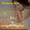 30 x 20 cm LED svítící akrylová nástěnka se 7 neonovými Náhled obrázku produktu 3