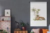 MuchoWow® Wandteppich Wandbehang Tiger - Baum - Bild Produktbild-Vorschau 5