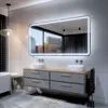 Badspiegel mit LED Beleuchtung - Madrid - 180 cm, 100 cm Produktbild-Vorschau 4