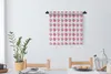MuchoWow® Wandteppich Wandbehang Erdbeere - Schablonen - Produktbild-Vorschau 2