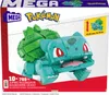 The image shows the packaging of a Mega Construx Pokemon Jumbo Bulbasaur building set. Produktbild-Vorschau